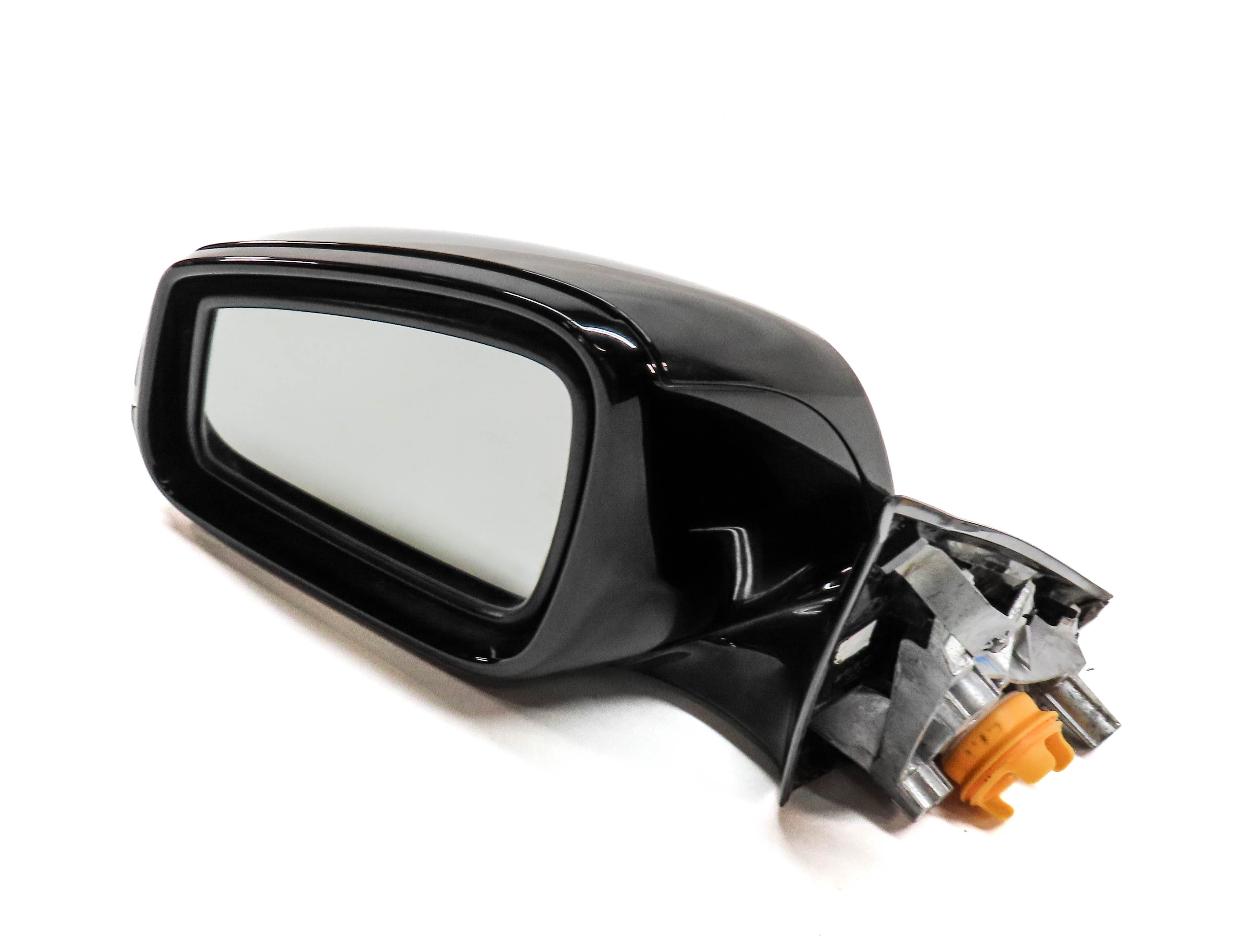2013-2019 BMW 3 SERIES (F30) LEFT DRIVER PFOLD HEAT AUTODIM DOOR MIRROR (Black) — exact item pictured